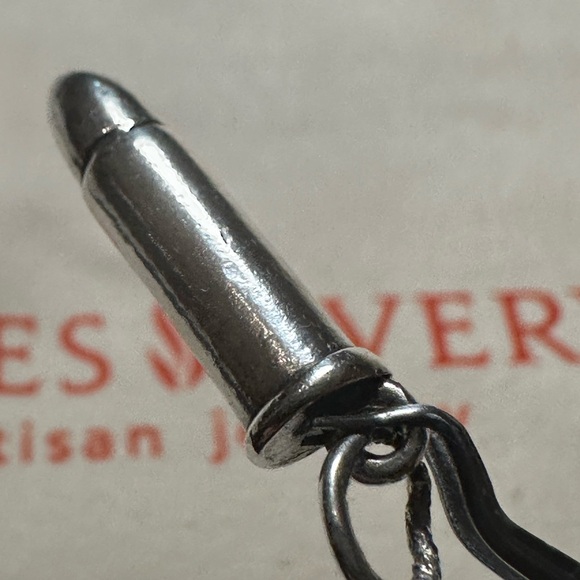 James Avery Retired Sterling Silver 925 Bullet Charm / Pendant. Classic-Limited - Picture 4 of 7